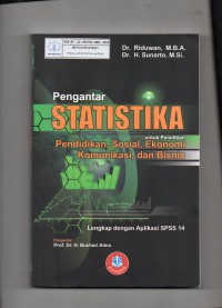 Image of Pengantar Statistika : Pendidikan, Sosial, Ekonomi Komunikasi, dan Bisnis